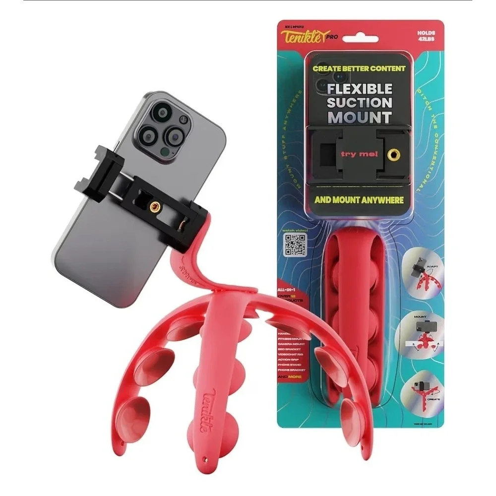 flexible suction mount